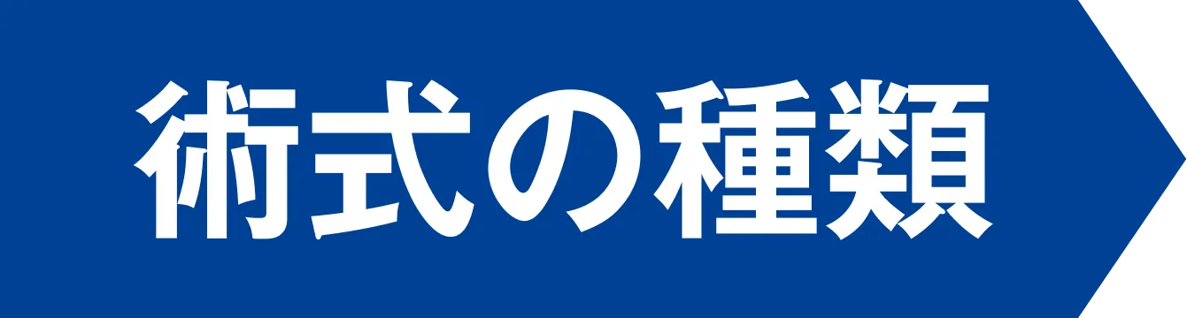 術式の種類